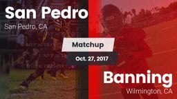 Matchup: San Pedro High vs. Banning  2017