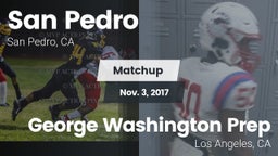 Matchup: San Pedro High vs. George Washington Prep  2017