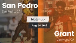 Matchup: San Pedro High vs. Grant  2018