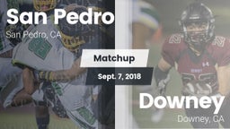 Matchup: San Pedro High vs. Downey  2018
