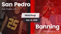 Matchup: San Pedro High vs. Banning  2018