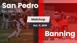 Matchup: San Pedro High vs. Banning  2019