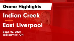 Indian Creek  vs East Liverpool  Game Highlights - Sept. 22, 2022