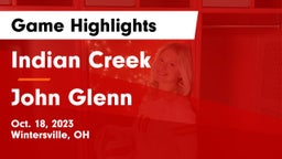 Indian Creek  vs John Glenn  Game Highlights - Oct. 18, 2023