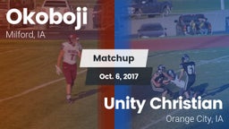 Matchup: Okoboji  vs. Unity Christian  2016