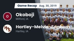 Recap: Okoboji  vs. Hartley-Melvin-Sanborn  2019