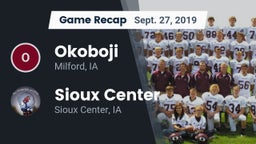 Recap: Okoboji  vs. Sioux Center  2019