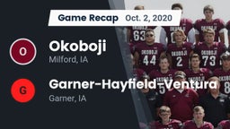 Recap: Okoboji  vs. Garner-Hayfield-Ventura  2020