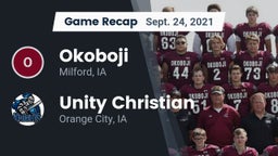 Recap: Okoboji  vs. Unity Christian  2021