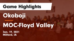 Okoboji  vs MOC-Floyd Valley  Game Highlights - Jan. 19, 2021