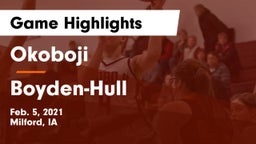 Okoboji  vs Boyden-Hull  Game Highlights - Feb. 5, 2021