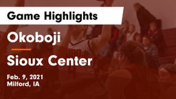 Okoboji  vs Sioux Center  Game Highlights - Feb. 9, 2021