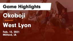 Okoboji  vs West Lyon  Game Highlights - Feb. 13, 2021