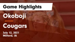 Okoboji  vs Cougars Game Highlights - July 12, 2021