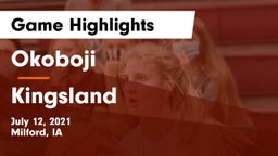 Okoboji  vs Kingsland Game Highlights - July 12, 2021