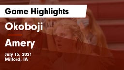 Okoboji  vs Amery Game Highlights - July 13, 2021