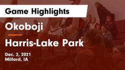 Okoboji  vs Harris-Lake Park  Game Highlights - Dec. 2, 2021