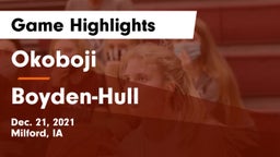 Okoboji  vs Boyden-Hull  Game Highlights - Dec. 21, 2021