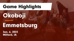 Okoboji  vs Emmetsburg  Game Highlights - Jan. 6, 2022