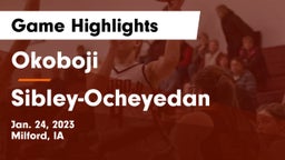 Okoboji  vs Sibley-Ocheyedan Game Highlights - Jan. 24, 2023