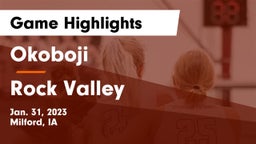 Okoboji  vs Rock Valley  Game Highlights - Jan. 31, 2023