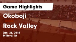 Okoboji  vs Rock Valley  Game Highlights - Jan. 26, 2018