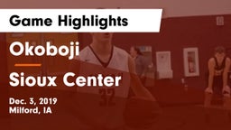 Okoboji  vs Sioux Center  Game Highlights - Dec. 3, 2019