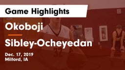 Okoboji  vs Sibley-Ocheyedan Game Highlights - Dec. 17, 2019