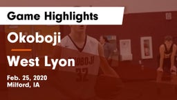 Okoboji  vs West Lyon  Game Highlights - Feb. 25, 2020