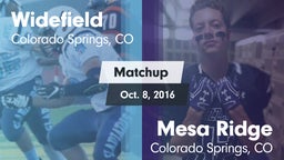 Matchup: Widefield High vs. Mesa Ridge  2016