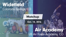 Matchup: Widefield High vs. Air Academy  2016
