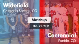 Matchup: Widefield High vs. Centennial  2016
