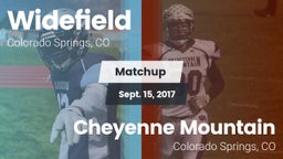 Matchup: Widefield High vs. Cheyenne Mountain  2017