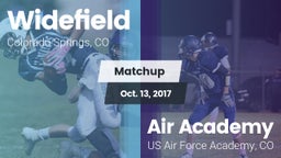 Matchup: Widefield High vs. Air Academy  2017