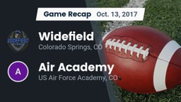 Recap: Widefield  vs. Air Academy  2017
