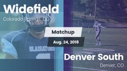 Matchup: Widefield High vs. Denver South  2018