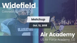 Matchup: Widefield High vs. Air Academy  2018