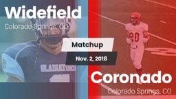 Matchup: Widefield High vs. Coronado  2018