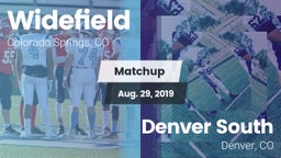 Matchup: Widefield High vs. Denver South  2019