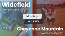 Matchup: Widefield High vs. Cheyenne Mountain  2019