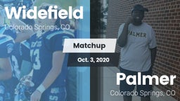 Matchup: Widefield High vs. Palmer  2020
