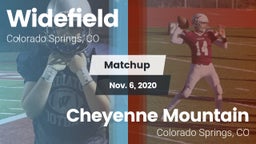 Matchup: Widefield High vs. Cheyenne Mountain  2020