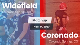 Matchup: Widefield High vs. Coronado  2020