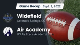 Recap: Widefield  vs. Air Academy  2022