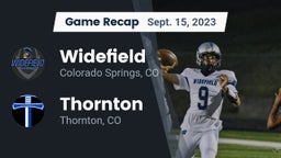 Recap: Widefield  vs. Thornton  2023