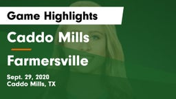 Caddo Mills  vs Farmersville  Game Highlights - Sept. 29, 2020