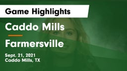 Caddo Mills  vs Farmersville  Game Highlights - Sept. 21, 2021