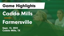 Caddo Mills  vs Farmersville  Game Highlights - Sept. 13, 2022