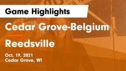 Cedar Grove-Belgium  vs Reedsville Game Highlights - Oct. 19, 2021