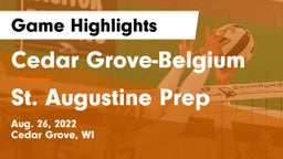 Cedar Grove-Belgium  vs West Allis Central  Game Highlights - Aug. 26, 2022